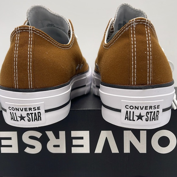 Converse Men’s CTAS LIFT OX
BRINDLE BROWN/WHITE/BLACK A09994C Platforms Sneakers - Picture 13 of 16